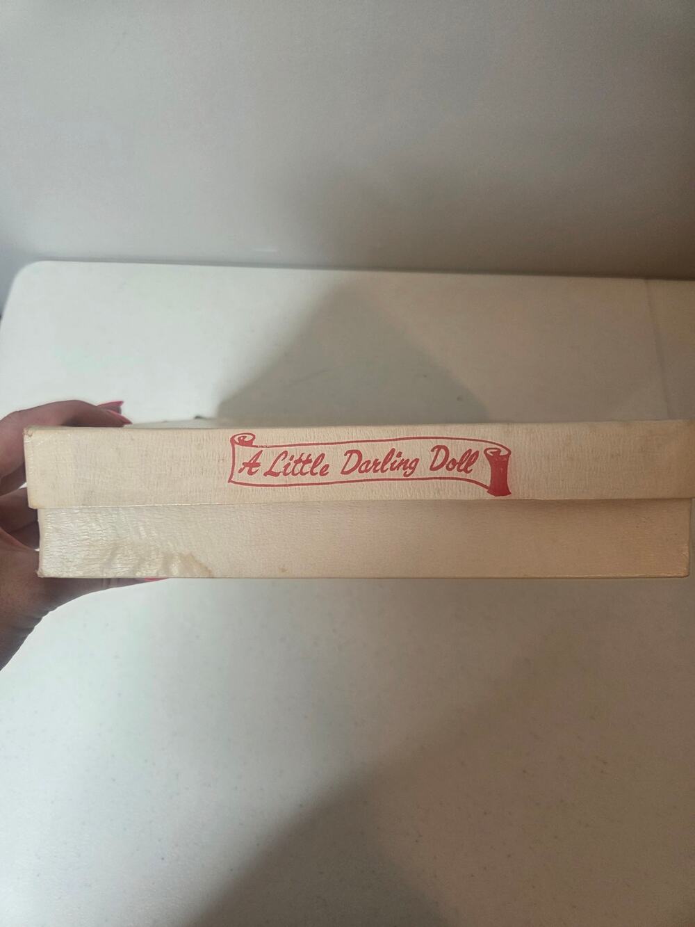 Vintage LittleDarling Doll Miss Italy in Yellow and Pink in Original Display Box
